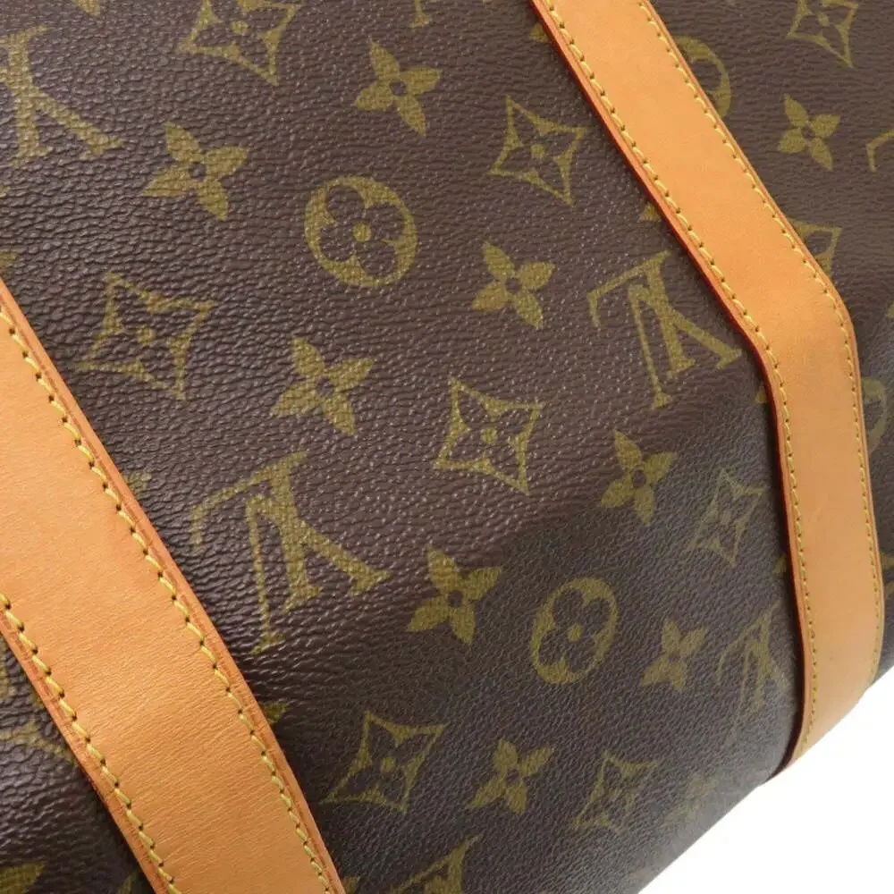 LOUIS VUITTON Brown Monogram Keepall 50 Boston Bag